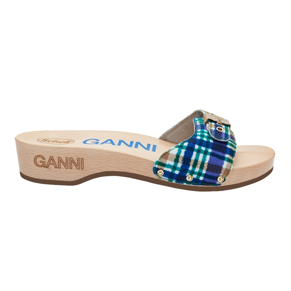 Ganni X Scholl Pescura clogs